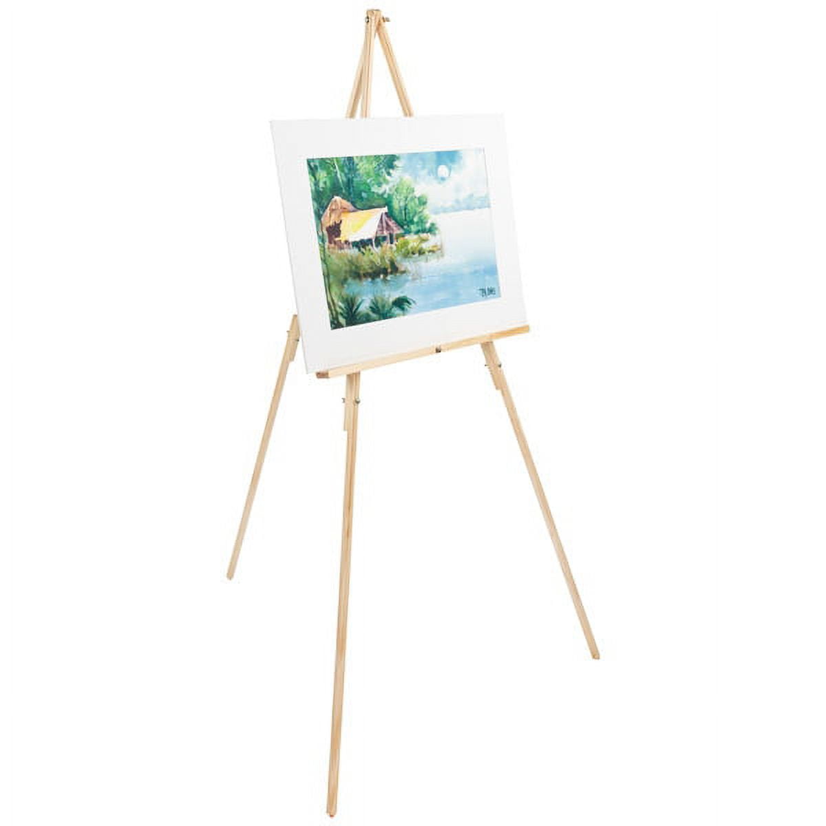 2 Packs Easel Stand for Display Wedding Sign Poster, 66 inch Folding  Portable Easel for Wedding Sign, Lightweight and Adjustable Easel Stand for  Signs
