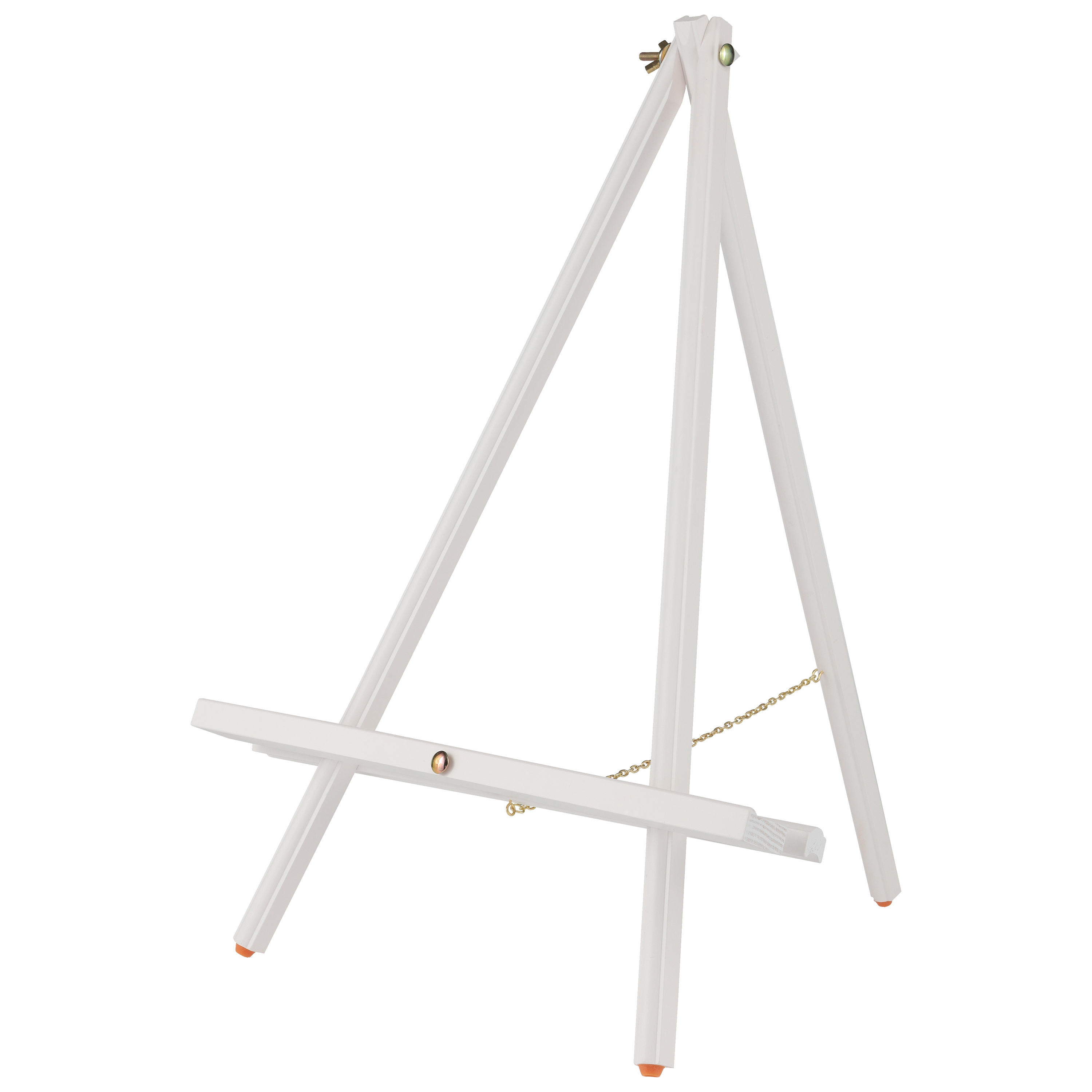 Creative Mark Thrifty Wood Tripod Display Easel Stand for Painting Pack of  12 - Durable Light Weight and Foldable, Perfect Drawing and Painting -  White Finish - Ideal For Artist 