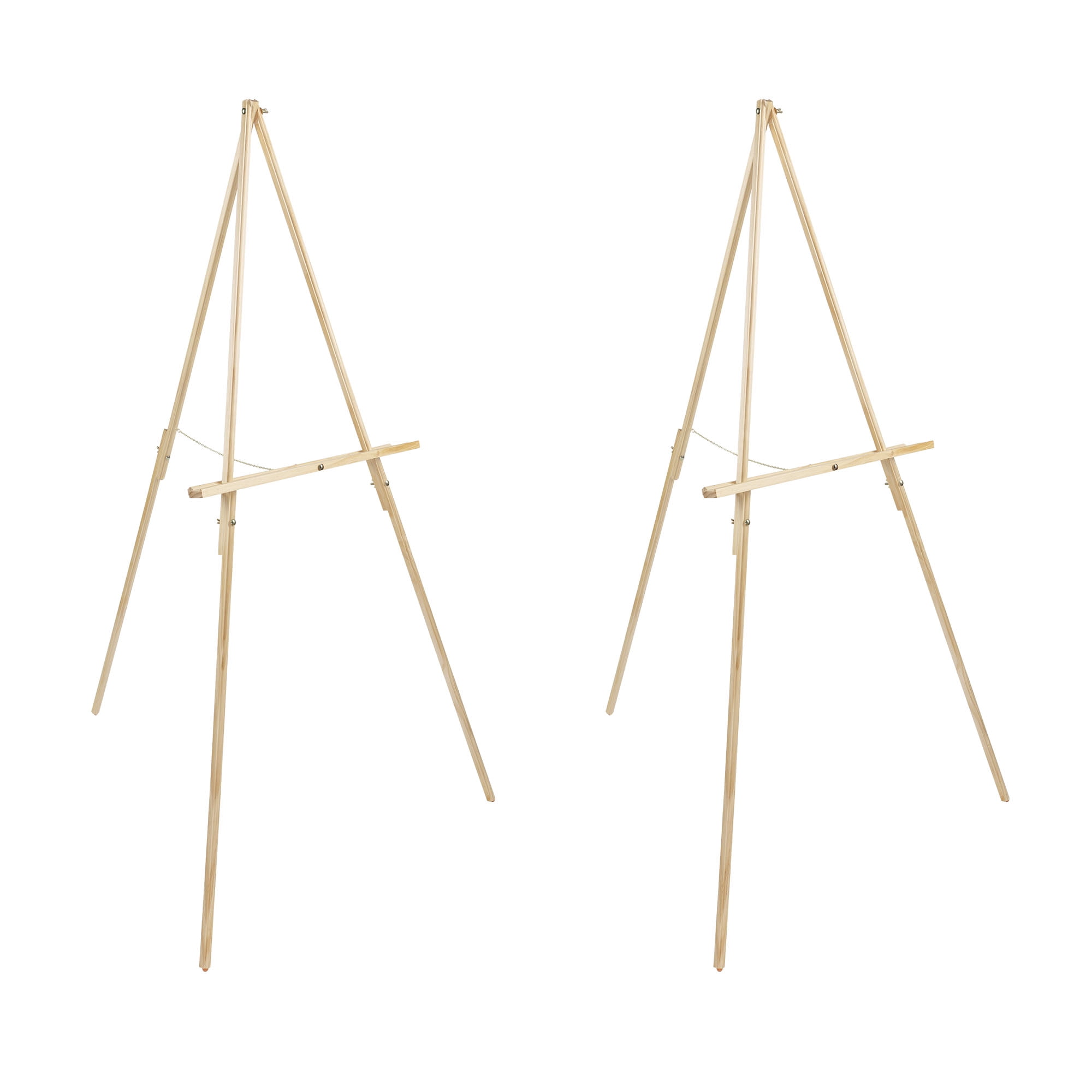 Creative Mark Thrifty Wood Tripod Display Easel Stand for Painting Pack ...