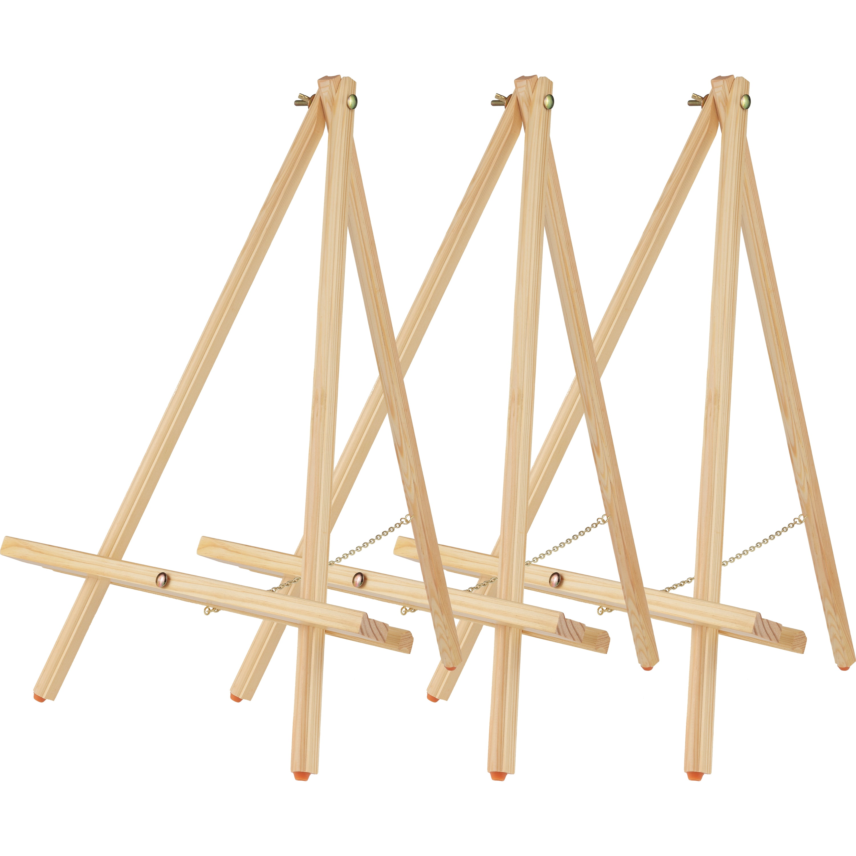 Creative Mark Thrifty Wood Tripod Display Easel Stand for Painting Pack ...