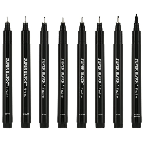 Black Fine Liner Pens