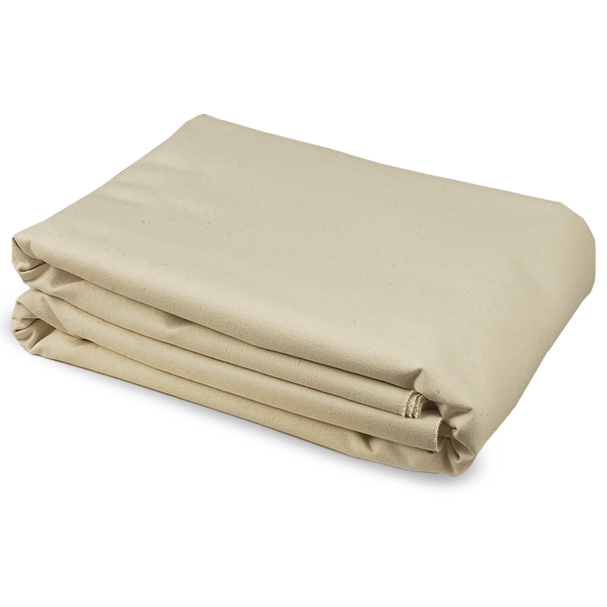 Creative Mark Unprimed Cotton Duck Deluxe Canvas - #12 12oz Folded Canvas - 60" x 6 Yards - Bulk Un-stretched Duck Canvas Fabric for Artists