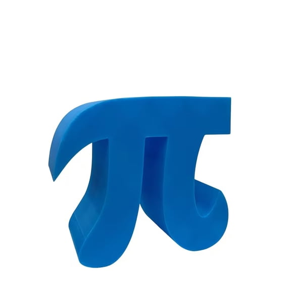 Creative Math Pi Symbol Pen Holder - Unique Desktop Organizer for Home and Office