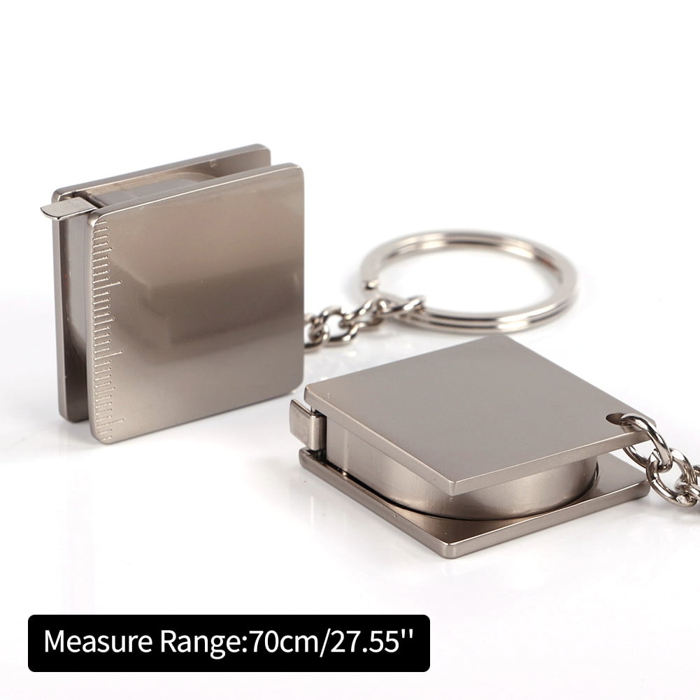 Creative Measuring Tools Key Chain Gifts Stainless Steel Retractable ...