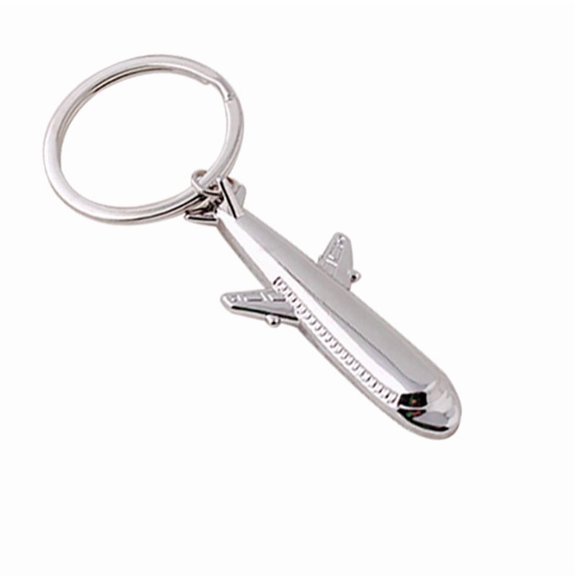 Creative Metal Aircraft Keychain Pendant For Men Women Aviation Enthusiast Gift Personalized Key Ring Backpack Decoration