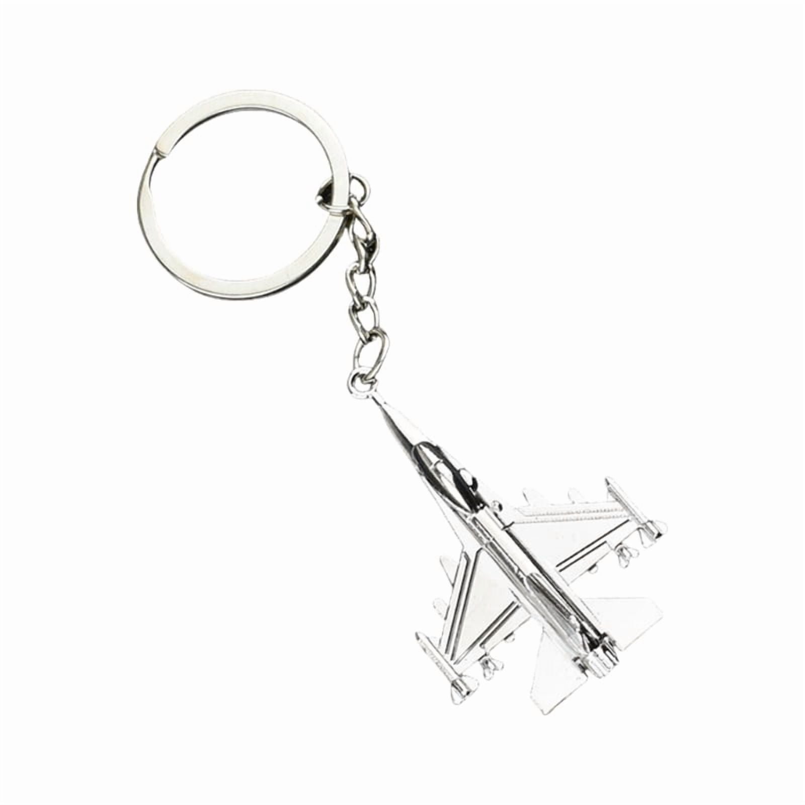 Creative Metal Aircraft Keychain Pendant Key Rings Accessory For ...