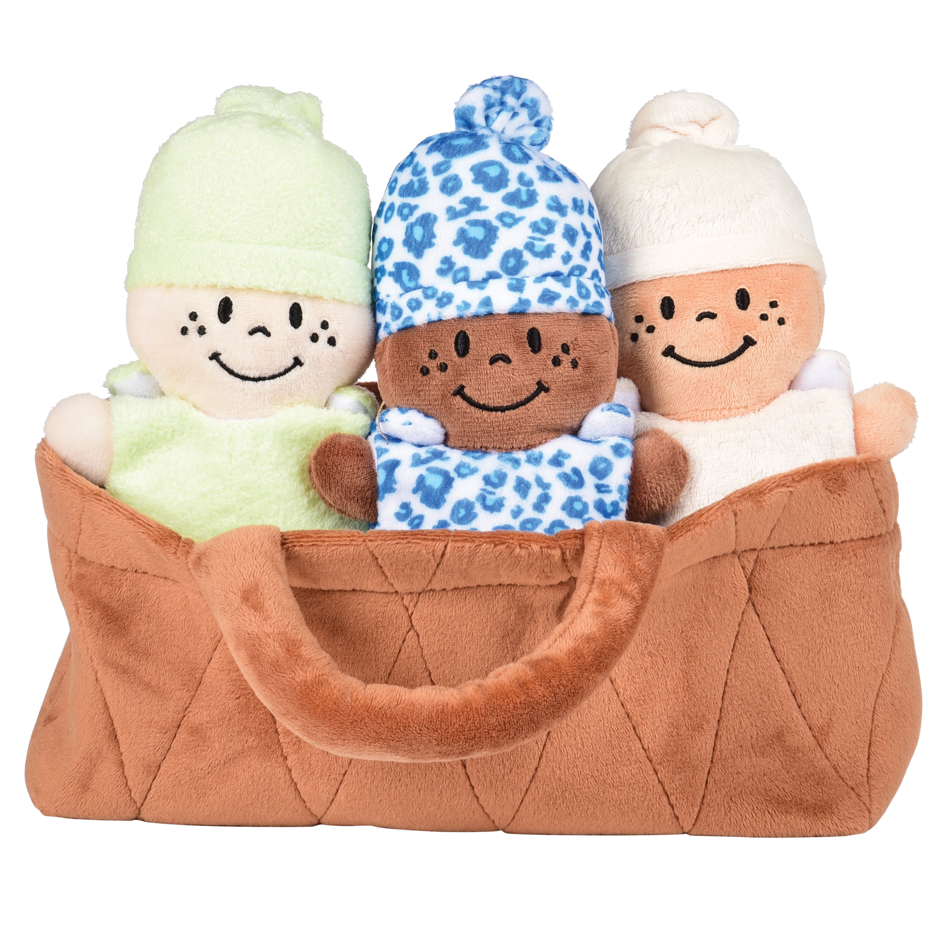 Creative Minds Basket of Babies Plush Baby Doll Toys, All Ages