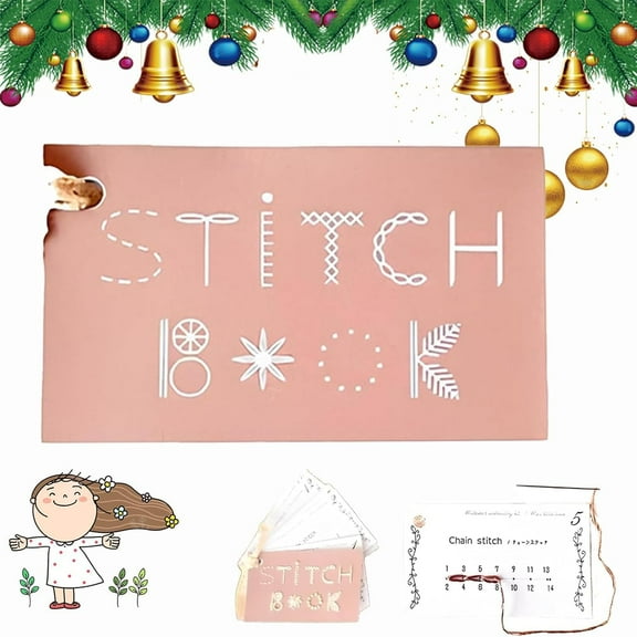 Creative Mini Sewing Book, DIY Creative Mini Sewing Card Set,Elevate Your Sewing Skills, Learn A Variety of Sewing Techniques,Portable Mini Travel Sewing Kit,for Embroidery & Sewing Enthusiasts,1pc