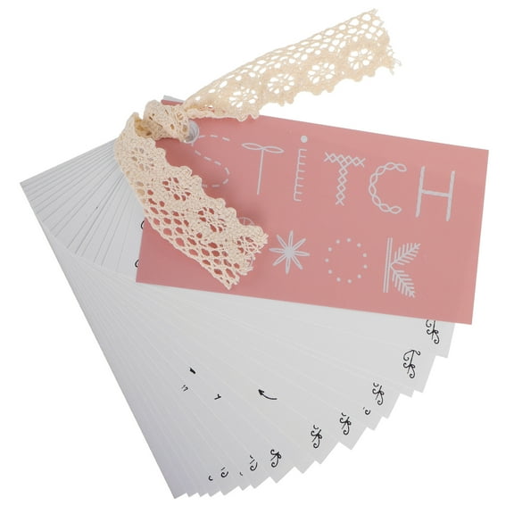 Creative Mini Sewing Book Mini Sewing Card Set Learn A Variety Of Sewing Techniques Portable Travel Sewing Kit