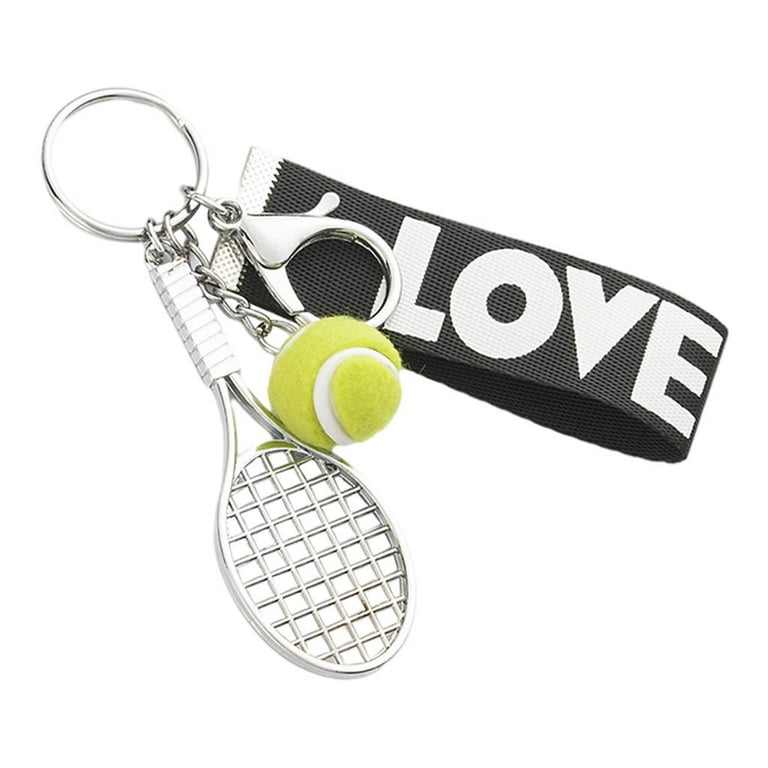 Personalized Tennis Ball Racket And Net Ornament - Personalized