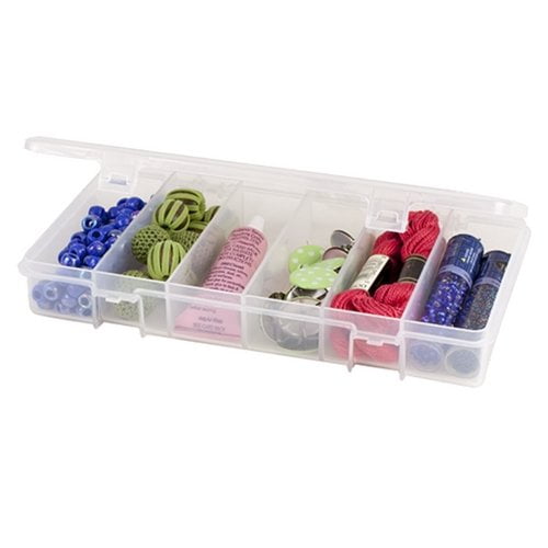 Creative Mini Utility Organizer Utility - 6 Fixed COMPARTMENTS (8.25" x 4.25" x 1.25")