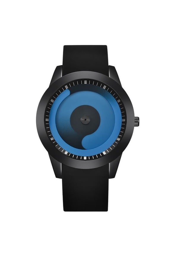 Creative Minimalist Analog Quartz Watch for Men and Women, Pointerless Designer Dial, Fashion Casual Wrist Watch , Designer Unisex Watch Clock Unique Gift Timepiece