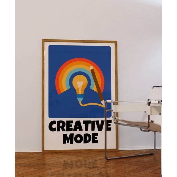 Creative Mode Retro Rainbow Decor Wall Art