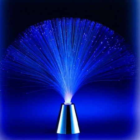 Creative Motion Battery-Operated LED Fiber 13.25" H Table Lamp