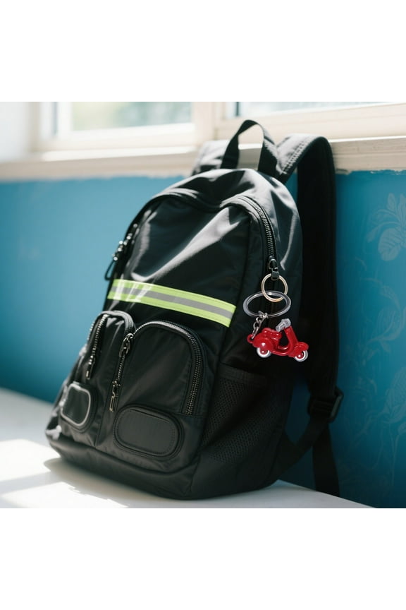 Creative Motorcycle Keychain Pendant, Simulation Electric Car Shaped Metal Keychain, Fun Commemorative Gift for Motorcycle Lovers