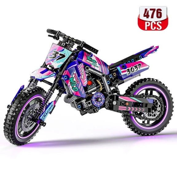 Creative Motorcycle Toy Building Block Set STEM Construction Kit for Boys, Girls and Adults Collectible Motorcycle Models1
