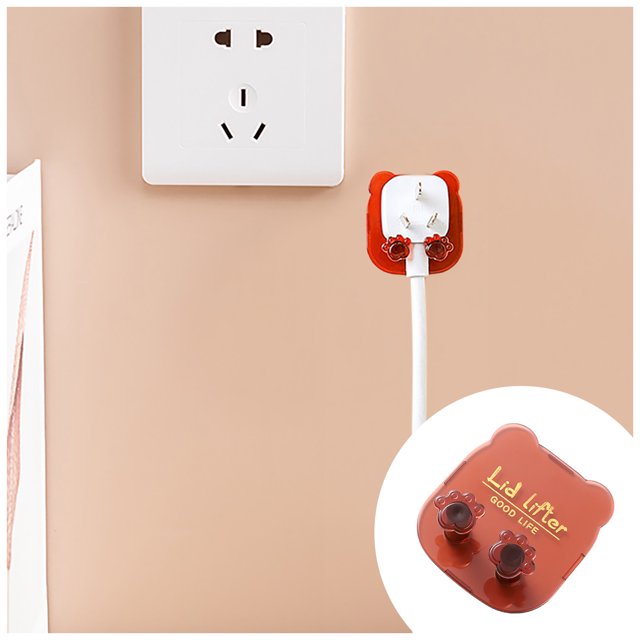 Creative Multi Function Plug Hook Power Cord Wall Mounted Kitchen Does