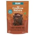 thumbnail image 1 of Creative Nature Organic Gluten Free Fudgy Brownie Mix 400g, British Import (Pack of 2), 1 of 5