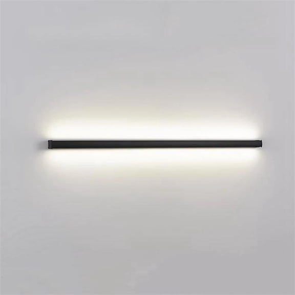 Creative Nordic Long Strip Aisle Light Study Bedside Wall Lamp Without Main Lamp Living Room TV Background Wall Grille Lamp