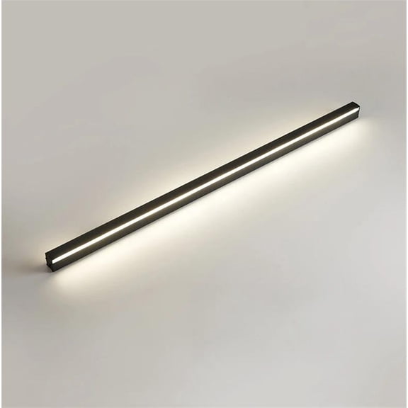 Creative Nordic Long Strip Aisle Light Study Bedside Wall Lamp Without Main Lamp Living Room TV Background Wall Grille Lamp