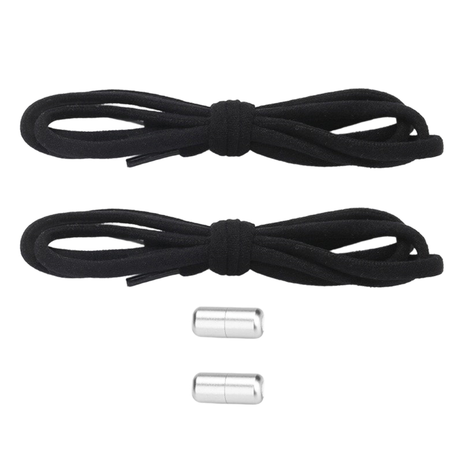 Creative Not Tie Elastic Shoelaces with Metal Aglets for Easy Slipping ...