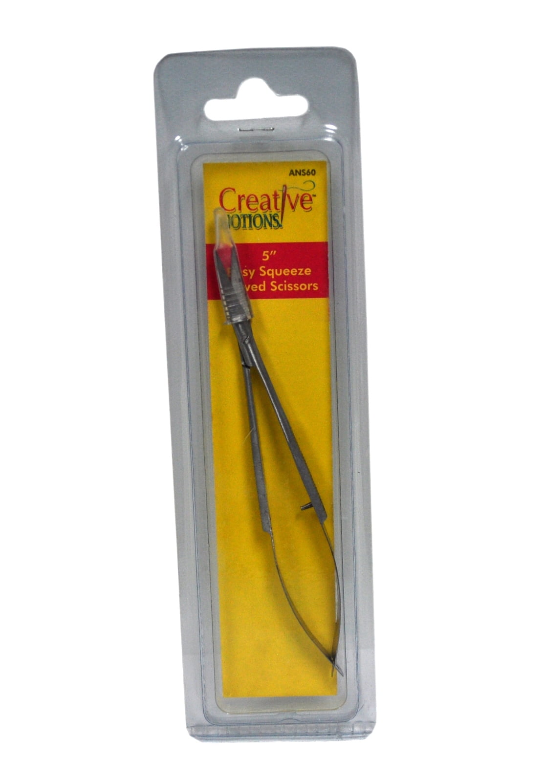 Creative Notions 5 Inch Easy Squeeze Curved Scissors ANS60