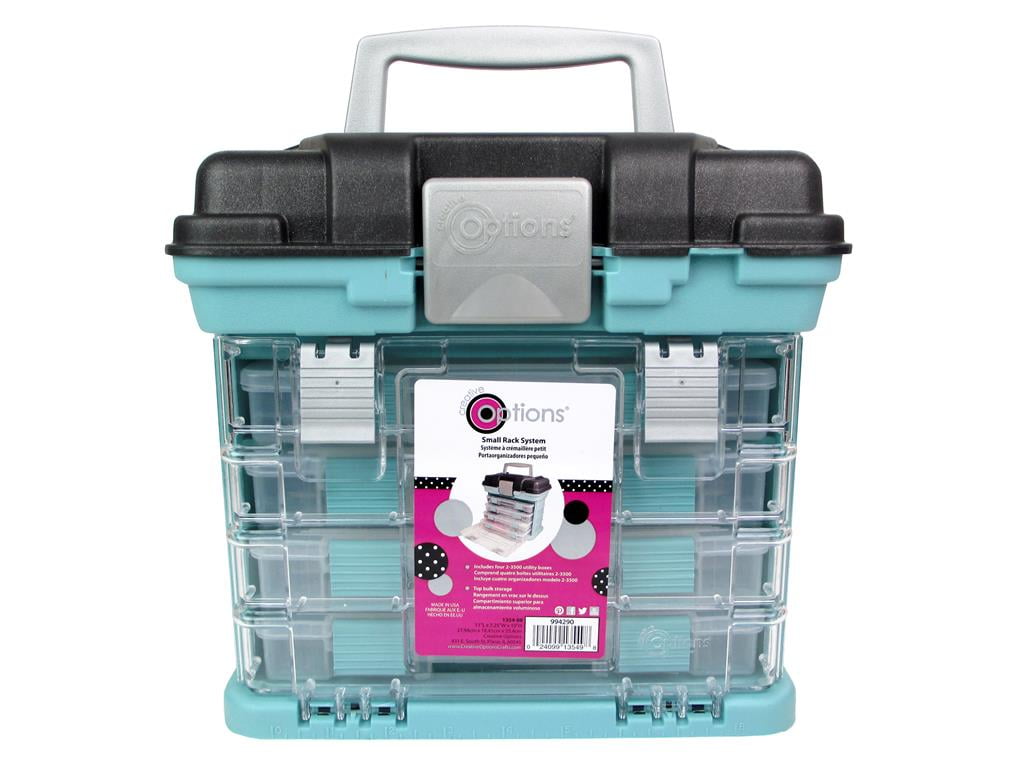 Creative Options 14 Blue Grab N Go Rack System With 3 Utility Boxes