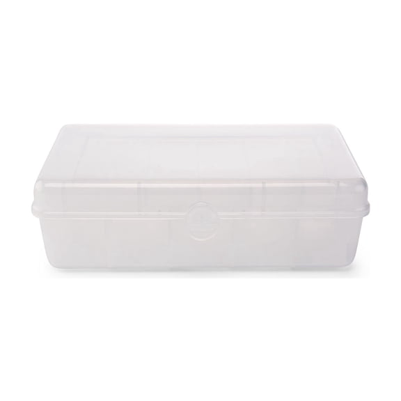Creative Options Compact Nail Organizer, Clear 2-Tier Tray, Nail Care Accessory Storage