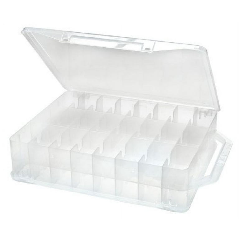 13.5 Plastic Thread Spool Organizer With 40 Compartments by Top Notch