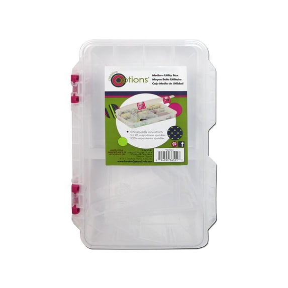 Creative Options Utility Box Medium 20 Compartment - Walmart.com