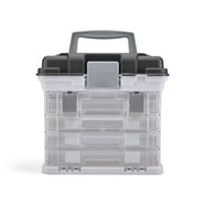 Creative Options Deep Utility Nine Compartment Storage Box, Clear ...