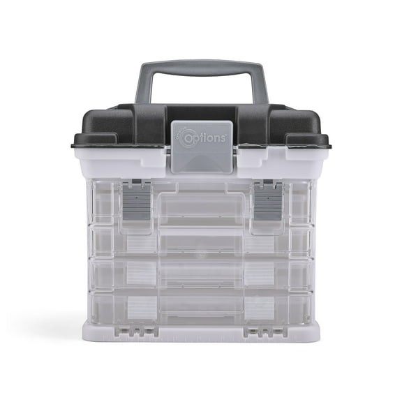 Creative Options White & Gray Small Rack Storage System, 1 Each, Size: 11 x 10 x 7.25 in