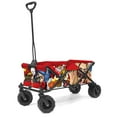 thumbnail image 1 of Creative Outdoor Durable All Terrain Folding Wagon 150lb Capacity, Pop Art, 1 of 2