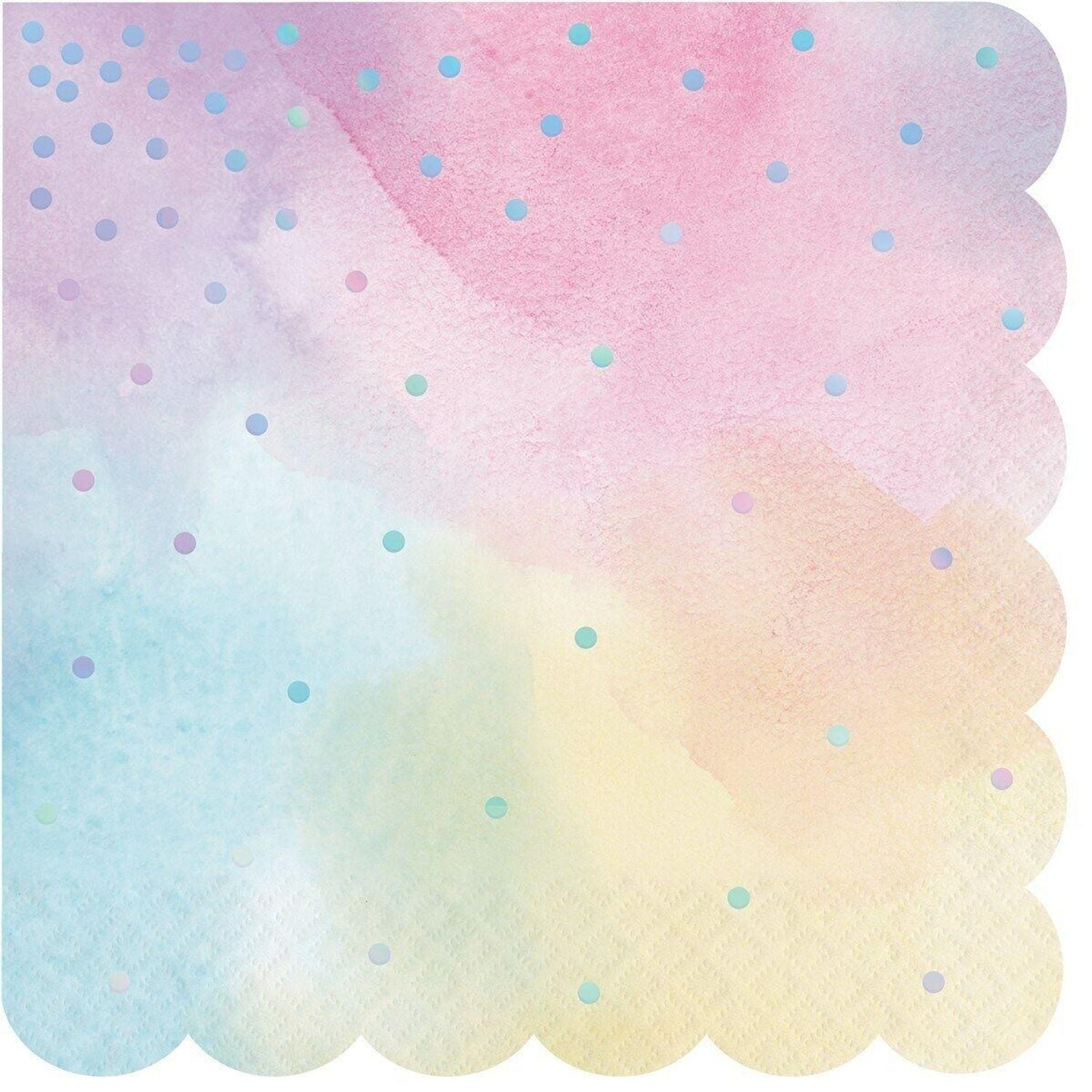 Creative Party 3 Ply Iridescent Napkins (Pack of 16)
