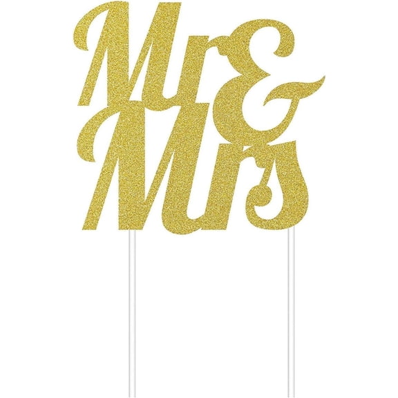Creative Party Mr & Mrs Cake Topper