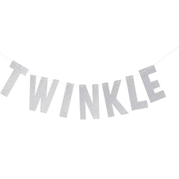 Creative Party Twinkle Little Star Glitter Banner