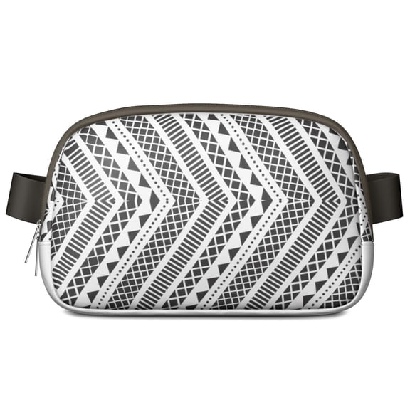 Creative Pattern Fanny Pack – Ethnic Style Crossbody for Women – Durable and Beautiful