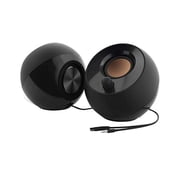 Creative Pebble 2.0 Speaker System - 4.40 W RMS - Black - 100 Hz to 17 kHz