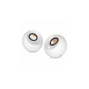 Creative Pebble Pro 2.0 Portable Bluetooth Speaker System - 10 W RMS - White - Desktop - 80 Hz to 20 kHz
