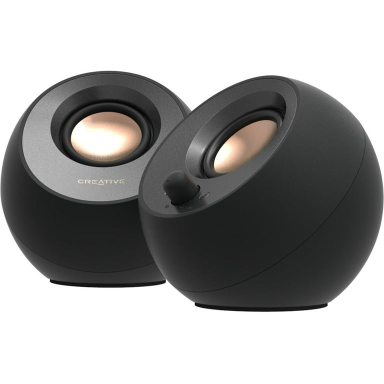 W Speaker Bluetooth 8 2.0 V3 System, Creative Black RMS, Pebble