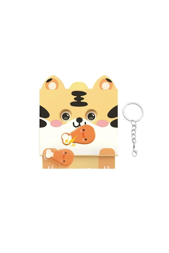 Creative Pet Cube Awakening Keychain with Sound, Cute Surprise Box Keyrings with Magnetic Connections,Key Chain Backpack Charm Women Men