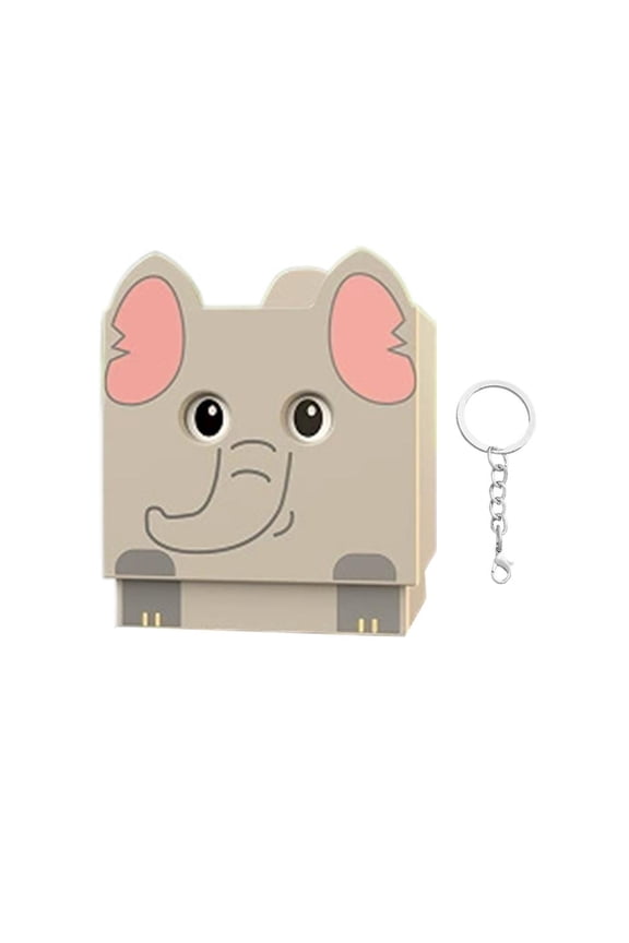 Creative Pet Cube Awakening Keychain with Sound, Cute Surprise Box Keyrings with Magnetic Connections,Key Chain Backpack Charm Women Men