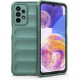 thumbnail image 1 of Creative Phantom Shield Shape Heavy Duty Protective Phone case with Plush Lining, Soft TPU Shockproof Back Cover for Samsung Galaxy S23 Ultra S22 Plus S21 FE A52S F14(Green,Samsung S21), 1 of 8