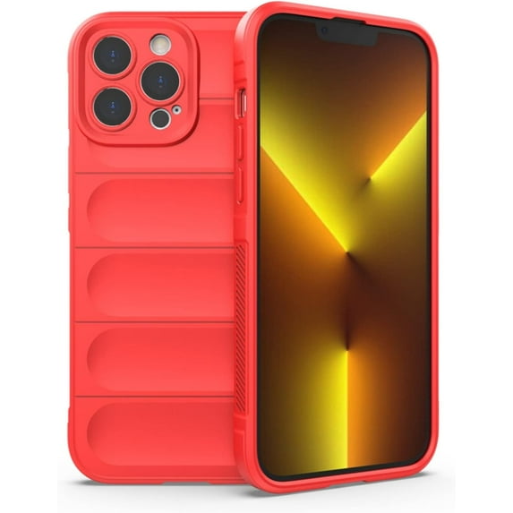 Creative Phantom Shield Shape Heavy Duty Protective Phone case with Plush Lining, Soft TPU Shockproof Back Cover for iPhone 14 11 Pro Max 12 13 Mini 6s 7 8 Plus SE XS XR(Red,iPhone 8 Plus)