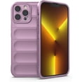 thumbnail image 1 of Creative Phantom Shield Shape Heavy Duty Protective Phone case with Plush Lining, Soft TPU Shockproof Back Cover for iPhone 14 11 Pro Max 12 13 Mini 6s 7 8 Plus SE XS XR(Purple,iPhone X), 1 of 8