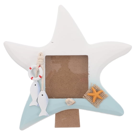 VERDANVERSE Photo Frame Resin Fish Shaped 1Pack 9.3x5.5x0.8in