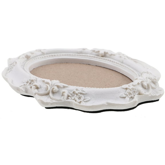 Creative Photo Frame Vintage Frames Oval Picture Antique Office Decor Chandelier White