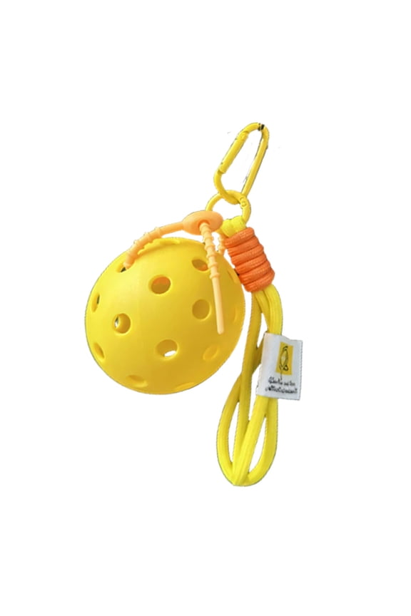 Creative Pickleballs Themed Keyrings Novelty Ornament For Gifts And Personals Pickleballs Shaped Design Keychain Pendant