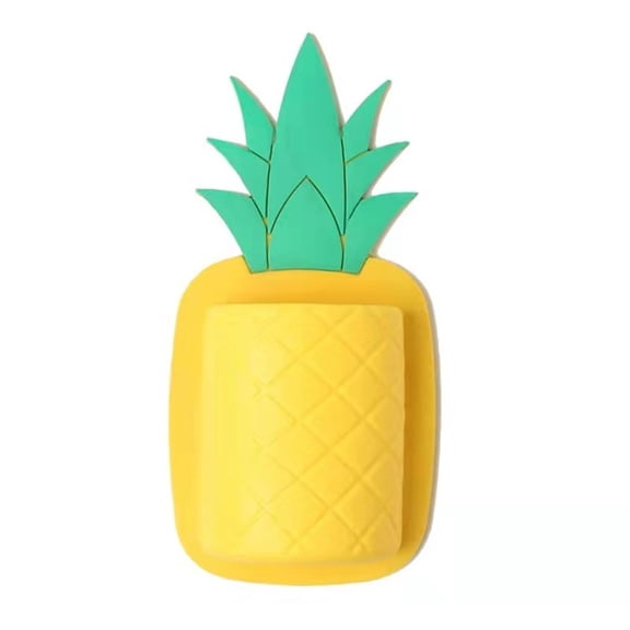 Creative Pineapple Storage Rack,Pvc Bedside Remote Storage Rack,for Bedside or Bathroom Storage,Hecnuo