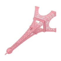 Creative Pink Eiffel Tower Model Creative Pink Eiffel Tower Model Decor Statue Eiffel Tower Figurine Pink Alloy Smile Home